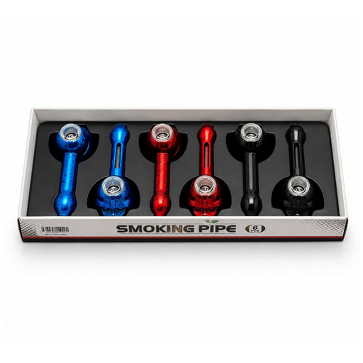 5" Space Lord Metal Smoking Pipe - 6 ct Metal Pipe Super Supplys Inc