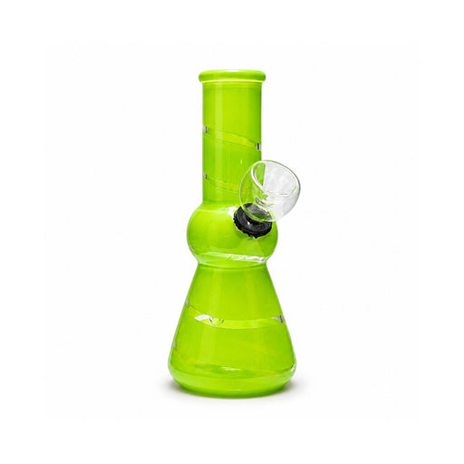 6" Candy Swirl Mini Water Pipe Glass Bong Super Supplys Inc Neon Green