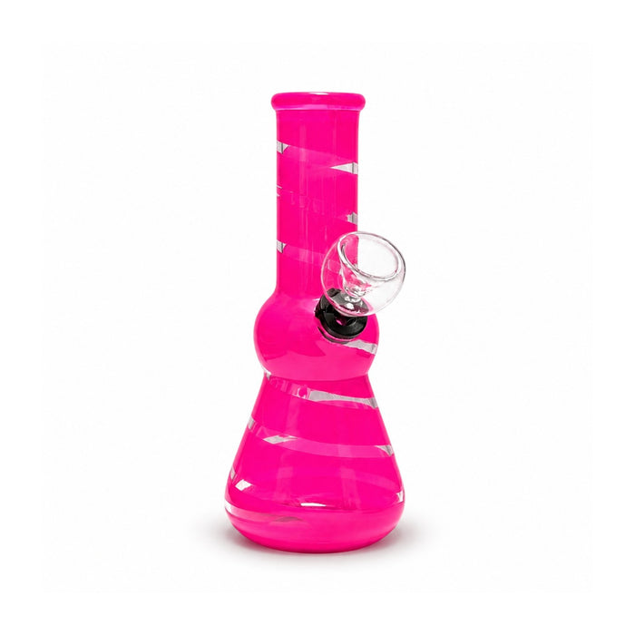 6" Candy Swirl Mini Water Pipe Glass Bong Super Supplys Inc Pink