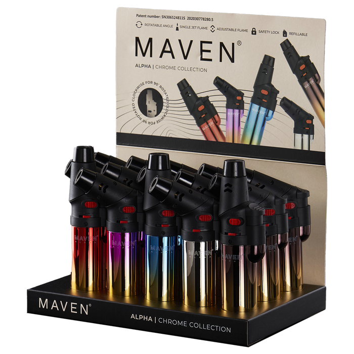 Maven | Alpha+ Chrome Lighter Display of 15