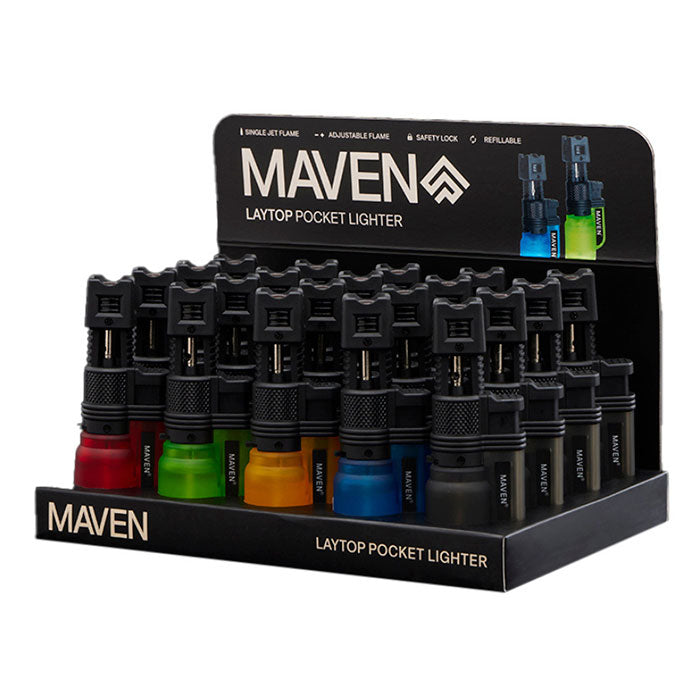 Maven | Laytop Pocket Lighter Display of 20