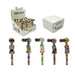 MST4058 - glass pipe with cap - 24/Display Glass Pipe The MST