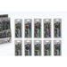 MST4052 - Rainbow finish Pipe with Cap & with Metal Grinder - 12/Display Display Pack The MST