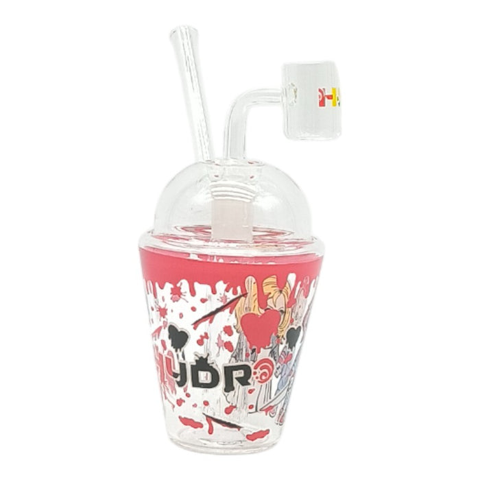 MST136 - 6 Inch Printed Cup-Style Glass Piece – Compact, Stylish & Durable Glass Bong The MST MST136 F