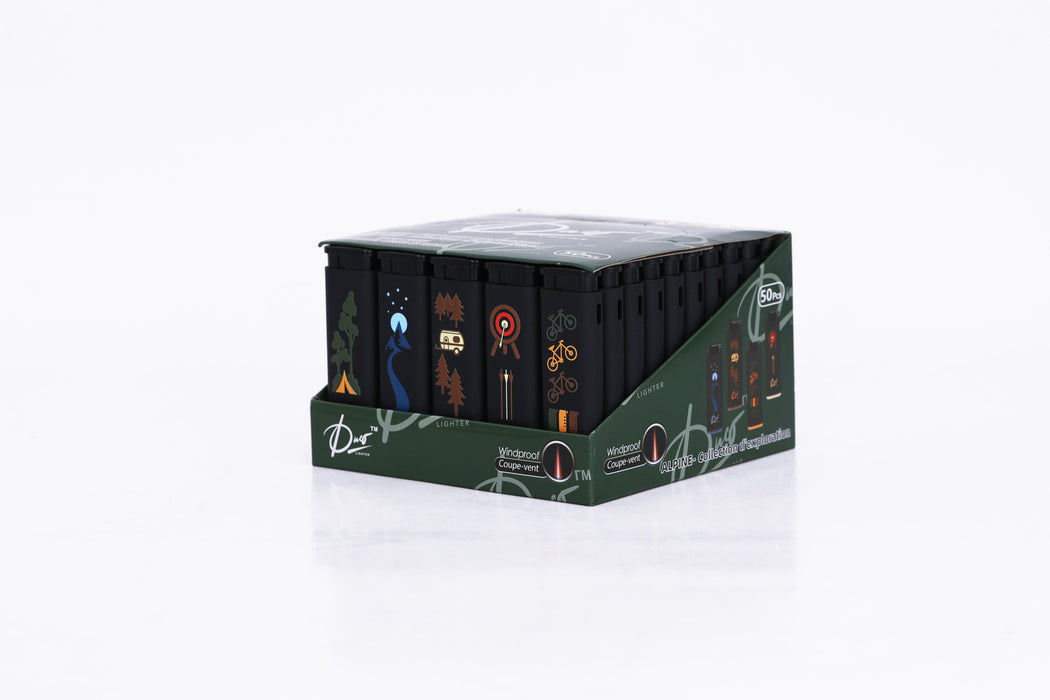 DUCO™ | ALPINE – EXPLORE COLLECTION (Display of 50) Lighter ONE TRADING