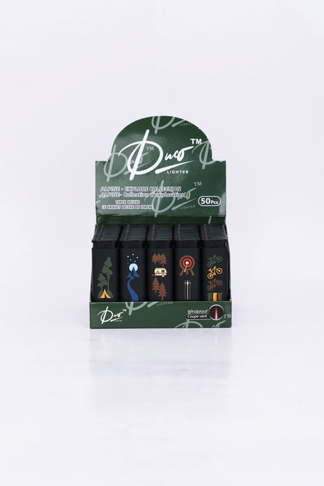 DUCO™ | ALPINE – EXPLORE COLLECTION (Display of 50) Lighter ONE TRADING