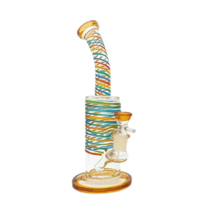 LU-010 - Color Swirl Glass Bong Set Glass Bong The MST LU-010 - A