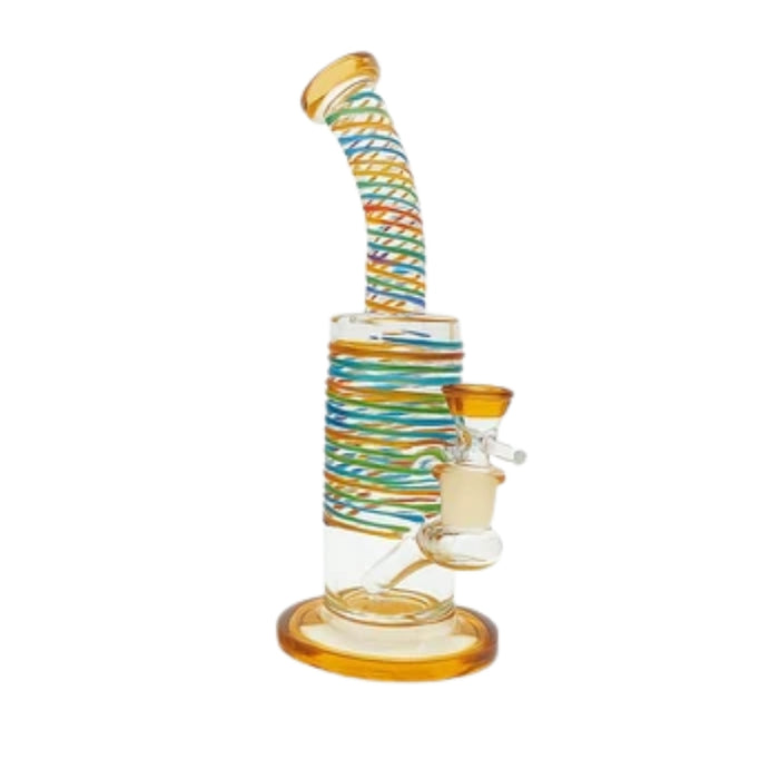 LU-010 - Color Swirl Glass Bong Set Glass Bong The MST LU-010 - C