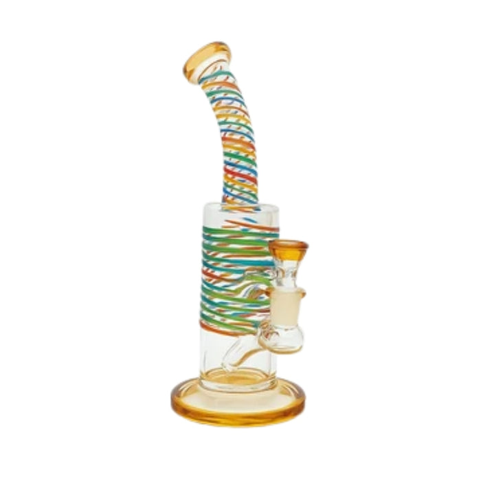 LU-010 - Color Swirl Glass Bong Set Glass Bong The MST LU-010 - B