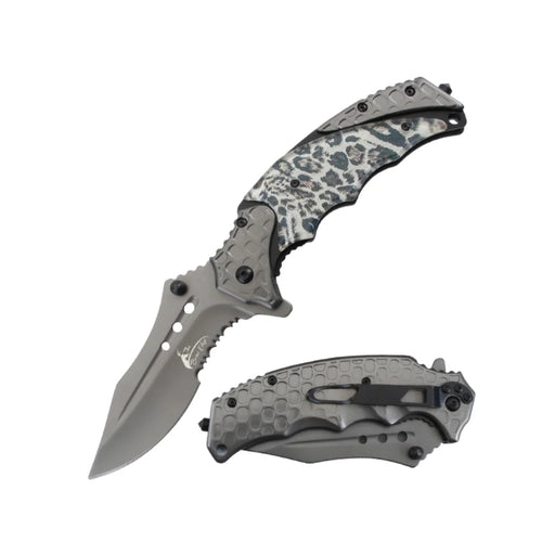 14209 - 8.5" Folding Knife - Black Acrylic Handle Folding Knife The MST Default Title