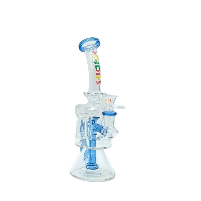 9.6-Inch HYDRO Glass Beaker Bong (MST262) Glass Bong The MST Blue