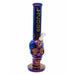 MST104 - Rainbow Skull Glass Bong Glass Bong The MST Purple