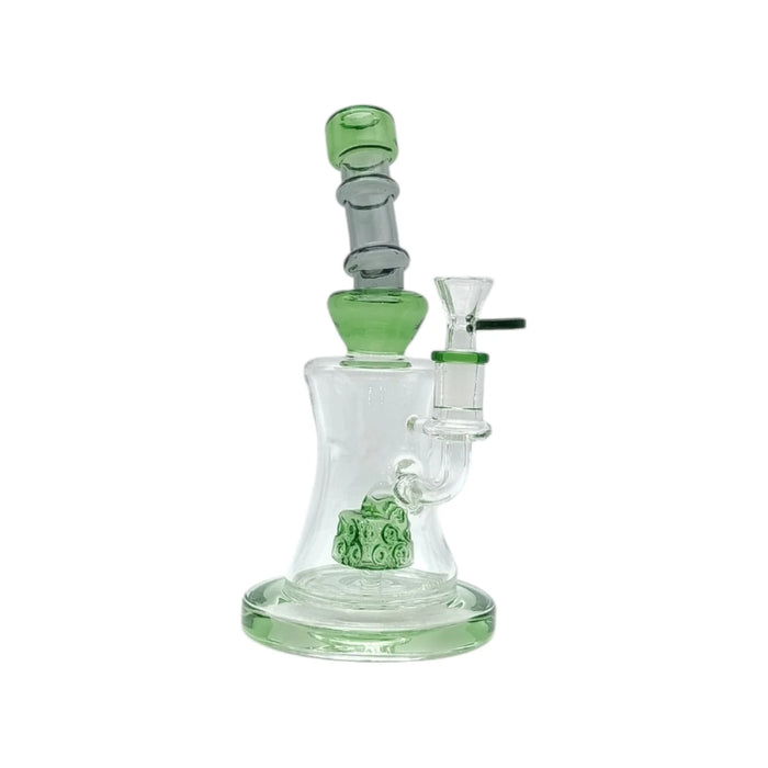 MG-332 - Frosted Neck Glass Bong Glass Bong The MST Green