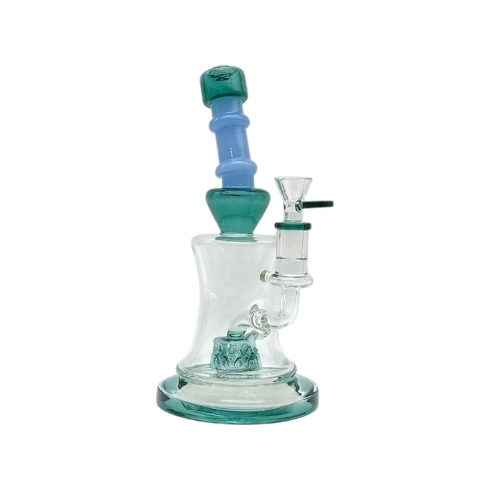 MG-332 - Frosted Neck Glass Bong Glass Bong The MST Lake Green