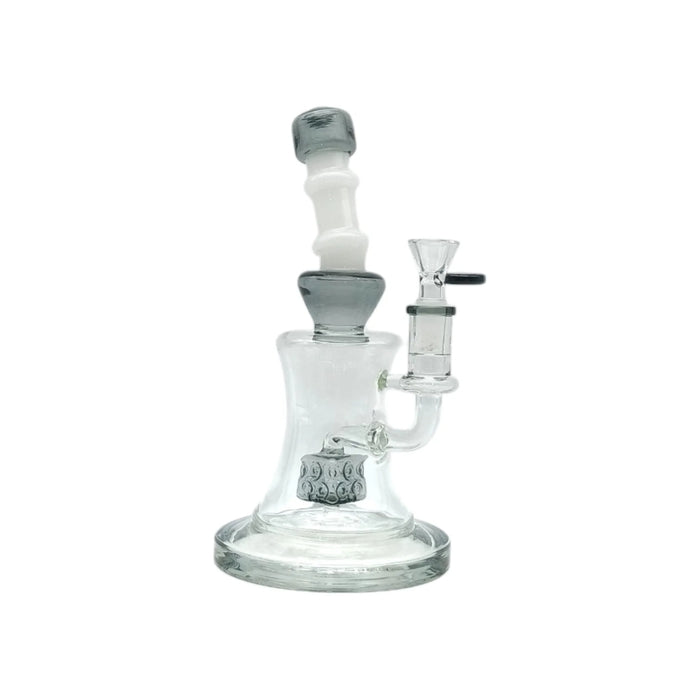MG-332 - Frosted Neck Glass Bong Glass Bong The MST Trans Black