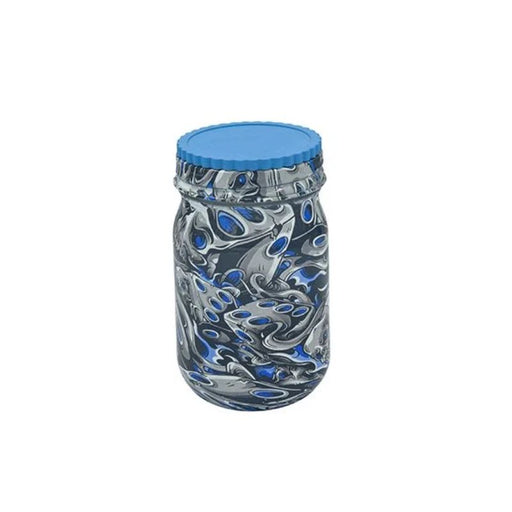 380ml Blue Artistic Design Tobacco Storage Jar – (HP-013A)-6/Display Jar The MST