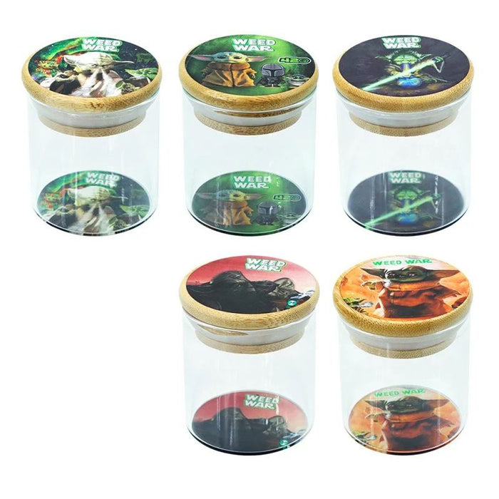 Tobacco Storage Jar, 55x67mm – (BOX038-WW)-12/Display Jar The MST