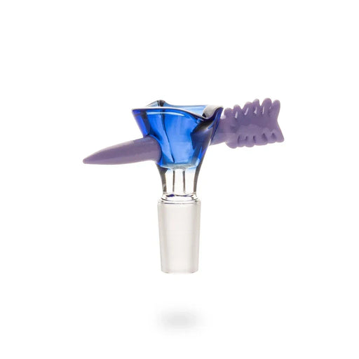 Red Eye Glass 14mm Blue Cupids Arrow Bowl Bowls, Slides & Stems Smoking Cat Distribution Default Title