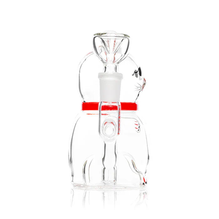 Hemper | 5" Lucky Money Cat Bong [PP5294LG] Glass Bong Smoking Cat Distribution