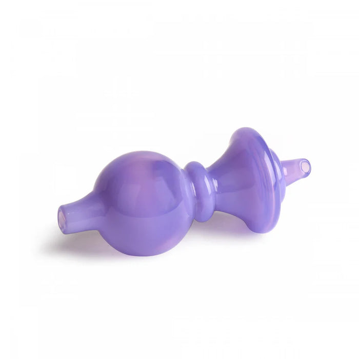 Red Eye Glass® | Reversible Carb Cap W/Bubble & Directional Caps Bowl · Banger · Oil Burner West Coast Gifts Opal Purple