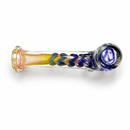 5.5" Fumed Twisted Glass Sherlock Pipe Glass Pipe Super Supplys Inc Default Title