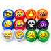 55mm Emoji Design 3-Part Plastic Grinder – 24 PCS Display Display Pack Super Supplys Inc