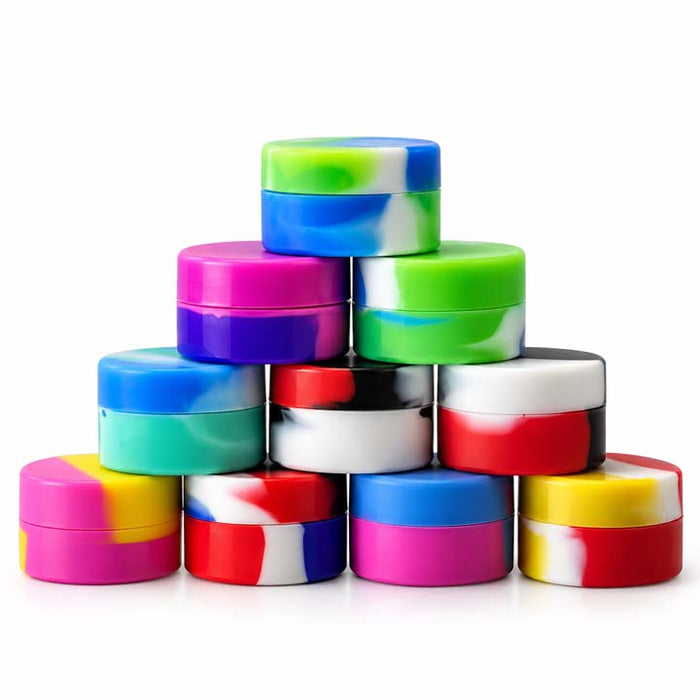 5ml Silicone Wax Containers – 50-Piece Jar Vial Super Supplys Inc