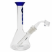 Apex | 7" Mini Beaker Glass Concentrate Rig with Banger (Blue) Glass Rig Maq Distributors