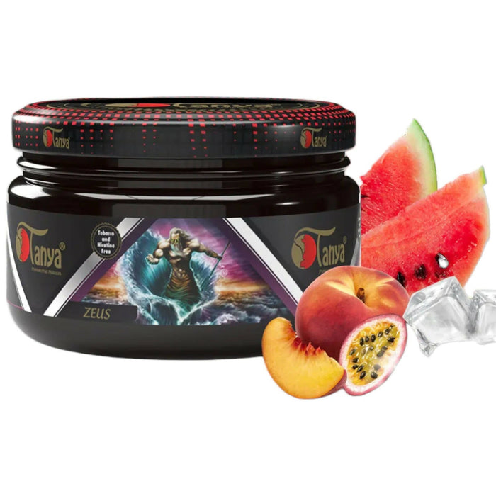 TANYA HOOKAH FLAVOR 250G CAN ZERO NICOTINE- ZERO TOBACCO Hookah Accessories Jatiimports LLC ZEUS FLAVOR