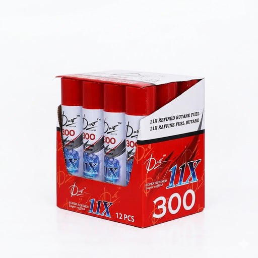 DUCO™ | 11X PREMIUM REFINED BUTANE - 300 ML PACK OF 12 Butane · Fluid ONE TRADING