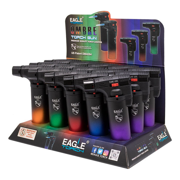 Eagle Torch | Ombre Edition Torch Lighter Display – 15 Units [PT101OMB]