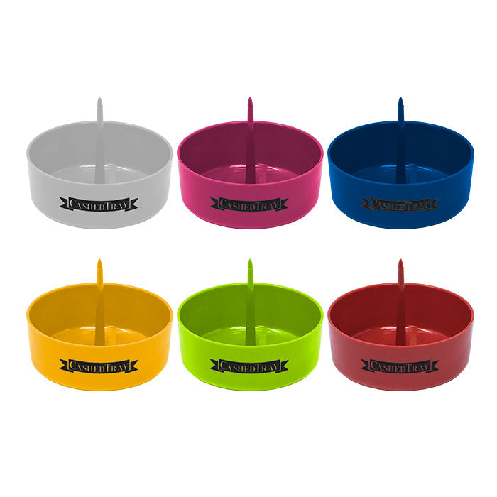 Cashed Tray Ashtrays Display of 12 Plastic Ashtray LEHIGH WHOLESALE