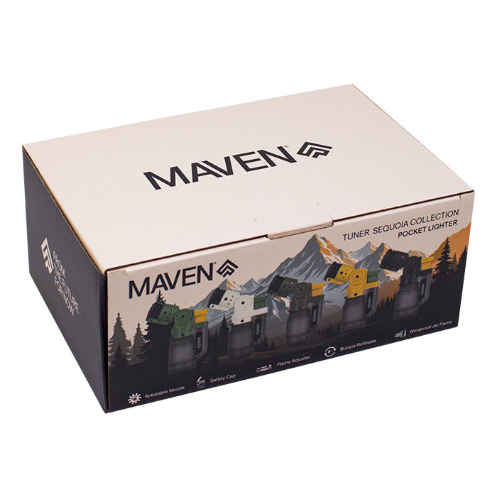 MAVEN | TUNER SEQUOIA COLLECTION Torch lighter Display of 20 Torch ONE