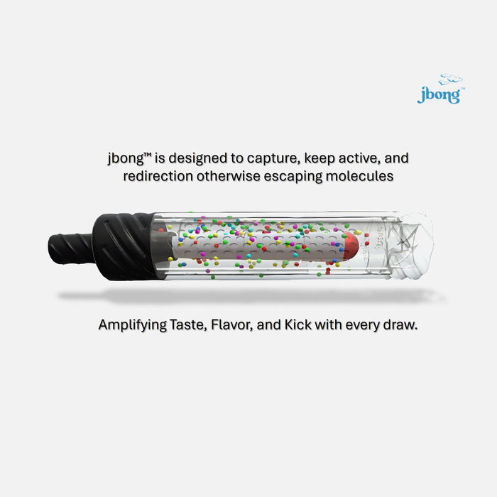 jbong™ - 3-Piece Hand / Pre-Roll Accessory - Box of 6 hand pipes jbong™ World Distributors