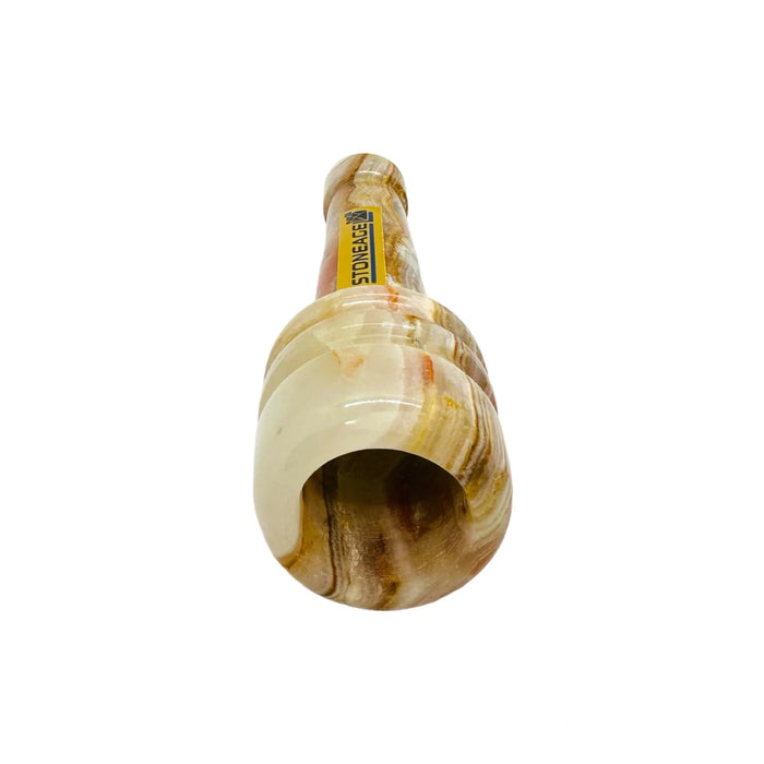 StoneAge | 4" Handmade Jumbo Tobacco Smoking Chillums, Includes Display Box - Pack of 6 Quartz · Stone Pipe NicePrice