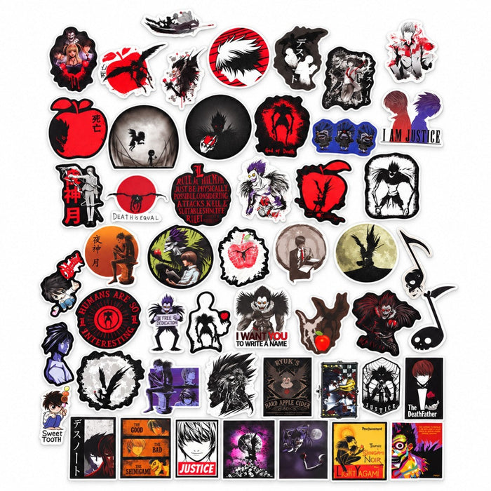 50-Piece Death Anime Sticker Pack – Series 01 Stationery · Accessory Super Supplys Inc