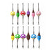 4¾" Novelty Steel Dabber Tool – 30-Piece Jar Cap · Dabber · Insert · Clip · Nail Super Supplys Inc