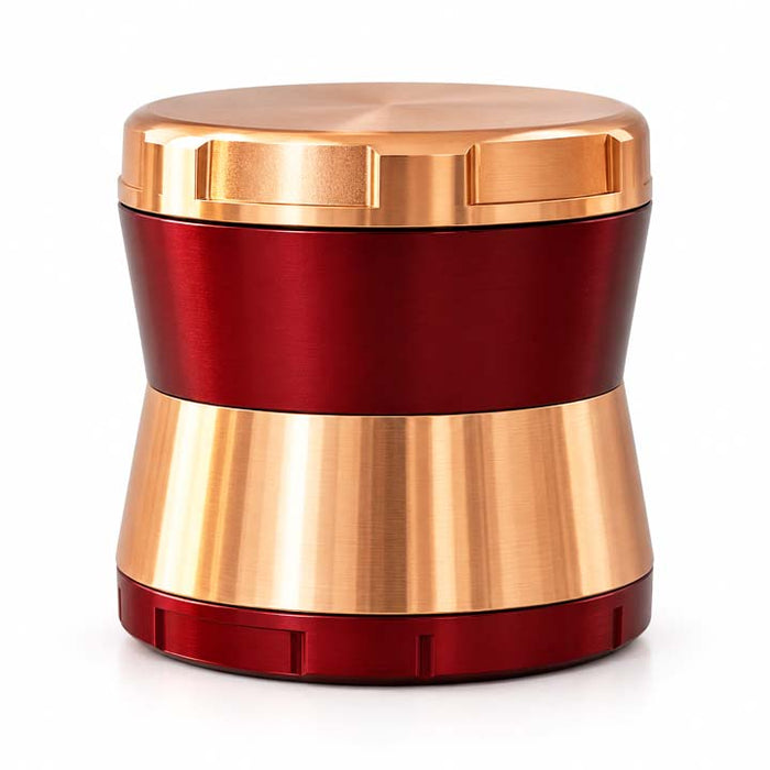 63mm 4-Piece Hourglass Metal Grinder – 6-Piece Display Display Pack Super Supplys Inc