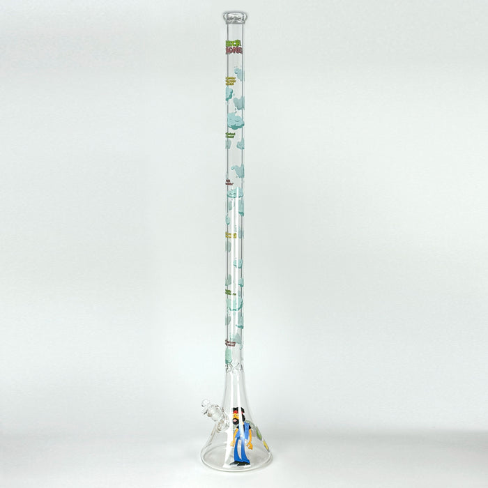 Cheech & Chong® Glass | 48" Tall 7mm Thick How High Are You Bell Base Water Pipe Glass Bong West Coast Gifts