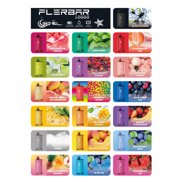 FLERBAR x GENIE S50 10000 Box of 10