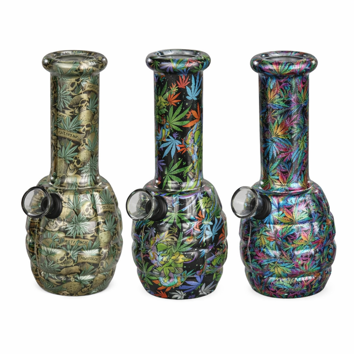 6″ Trinity Mosaic Mini Glass Bong [JBLMIN-06-5]