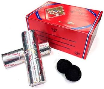 Three Kings | Quick Lighting 33mm Charcoal (100 Pcs) Other RMG WHOLESALE