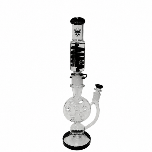 Xtreme | 20" Glacia Flow Freezable coil (TDO-027) Glass Bong Canadian Distributor Black