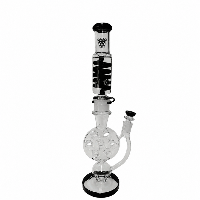 Xtreme | 20" Glacia Flow Freezable coil (TDO-027) Glass Bong Canadian Distributor Black