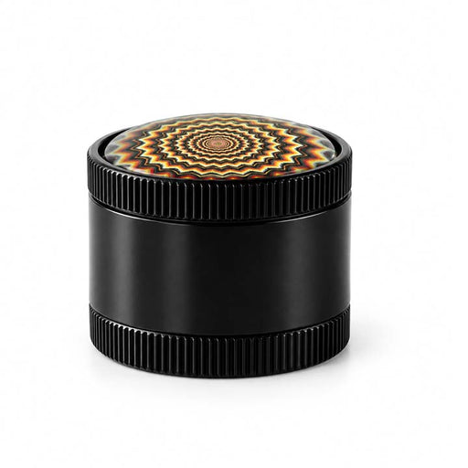 1-1/4" Psychedelic Mandala Pocket Herb Grinder – 24PCS Display Display Pack Super Supplys Inc