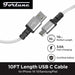 Fortune | 10ft USB-A to USB-C Braided Fast Charging Cable – 3A Charging Cable · Accessory Fortune