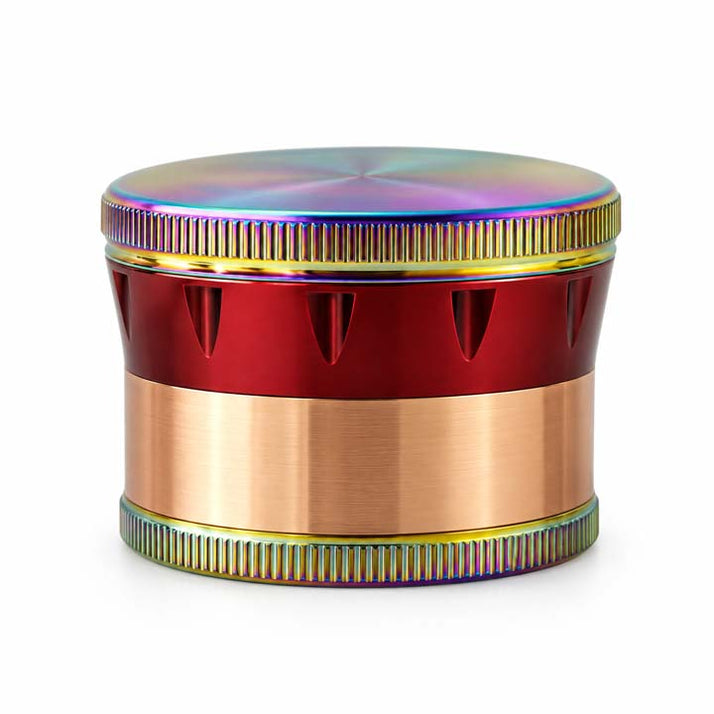 60mm Zinc Alloy 4-Piece Herb Grinder – 6PCS Display — One Wholesale