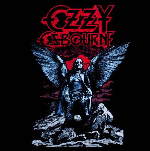 Ozzy Osbourne | “Angel Wings” Short Sleeve Men’s Black T-Shirt – Officially Licensed Rock Band Tee Short Sleeve Philcos