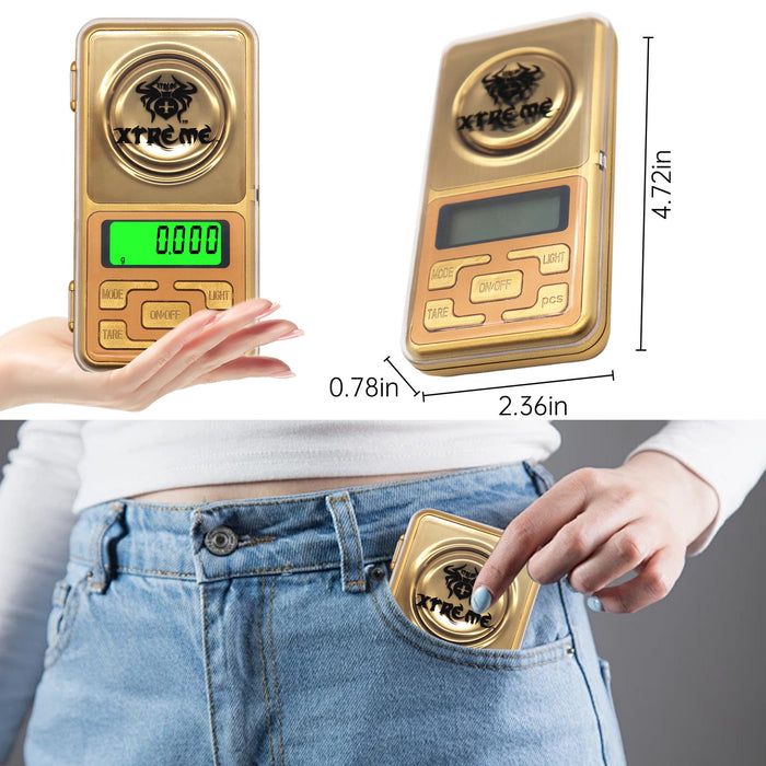 Xtream | Digital Pocket Scale - Golden [XTR-513]