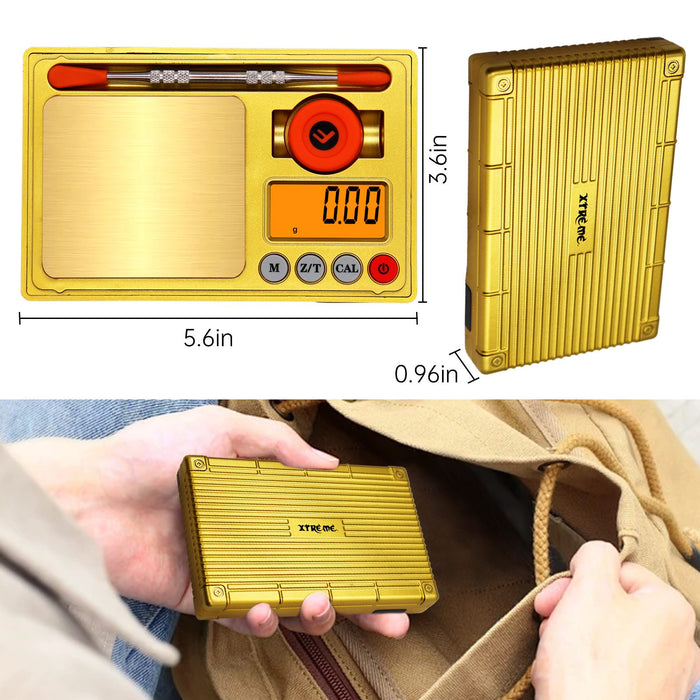 Xtream | Digital Pocket Scale - Golden [XTR-514] Scale Canadian Distributor